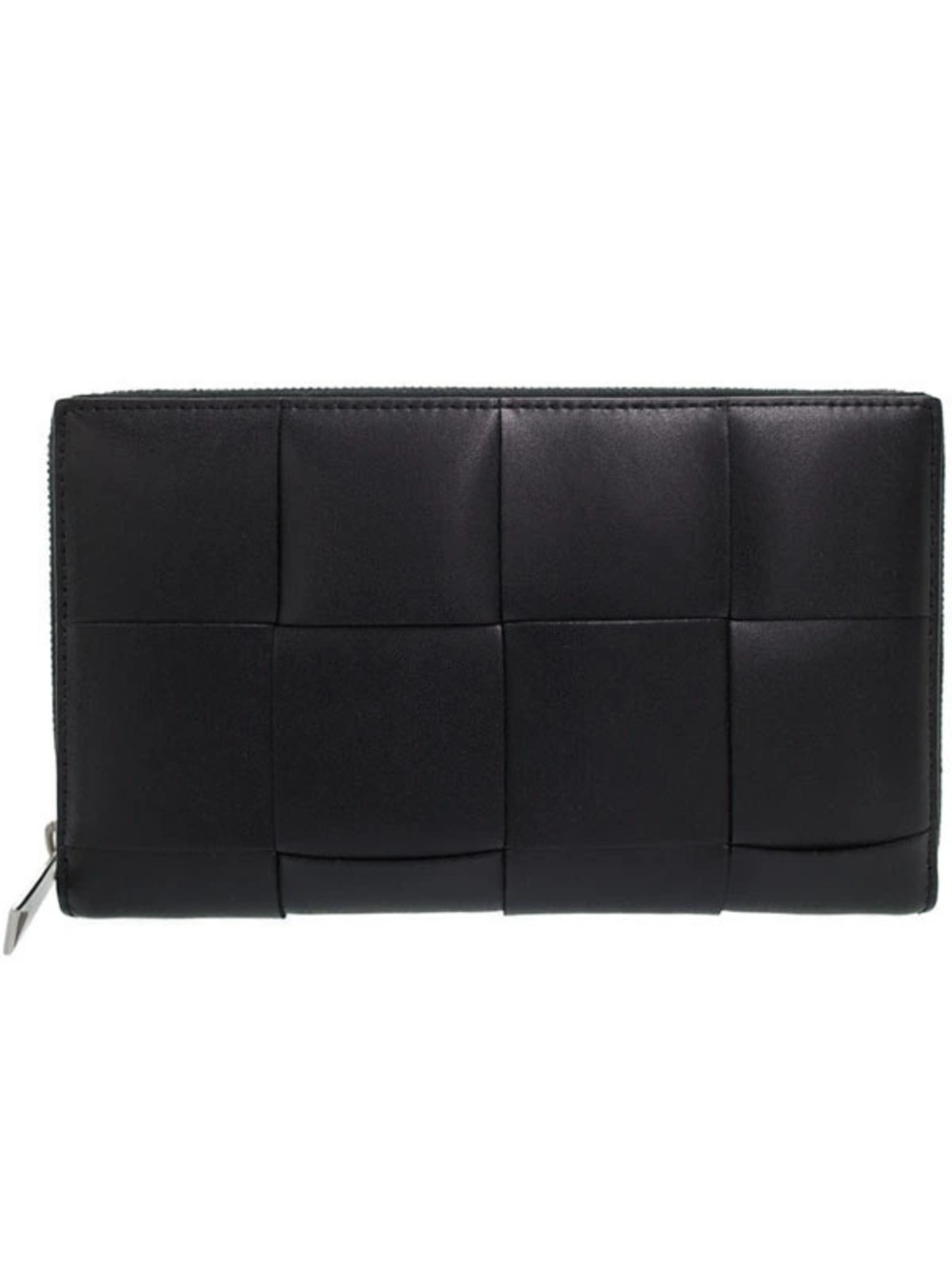 Bottega Veneta Maxi Intrecciato Zip Around Wallet Round Zipper Long
